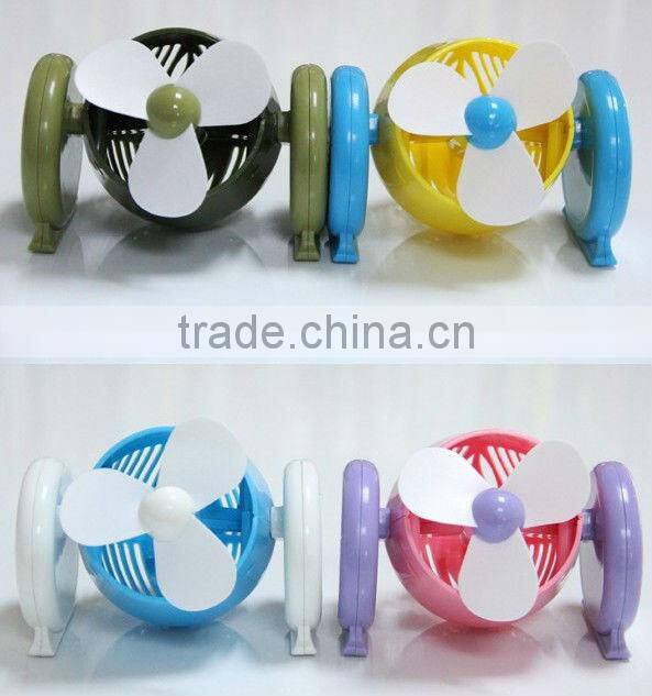 supply fashion Cannon USB battery dual-purpose mini fan
