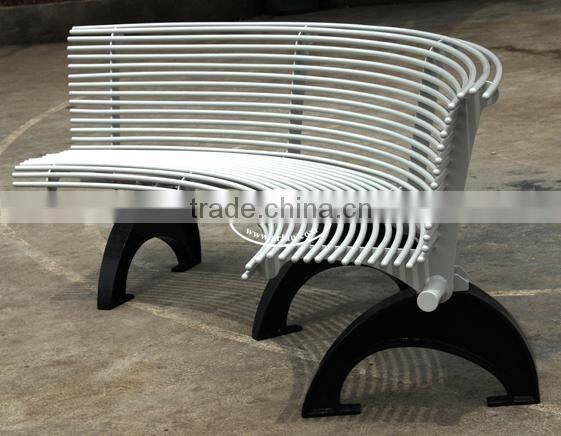 Arlau Cheap Modern Outdoor Furniture,Big Metal Outdoor Bench Furniture,Black Wrought Iron Benches