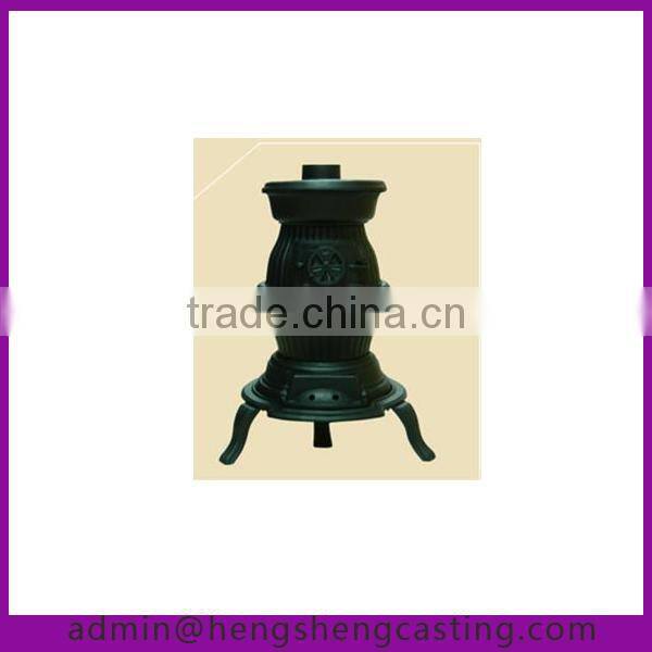 freestand wood burning Cast Iron Stove/indoor fireplace