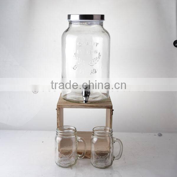 home storage wholesale mini glass bottle pump dispenser soft drink dispenser