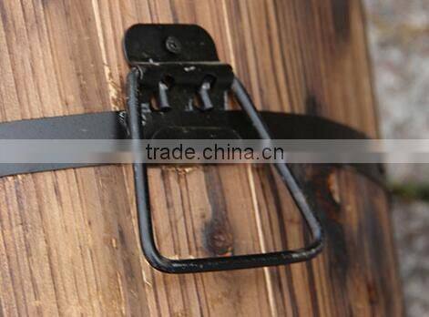 Outside flower box wooden barrel planters wholesale