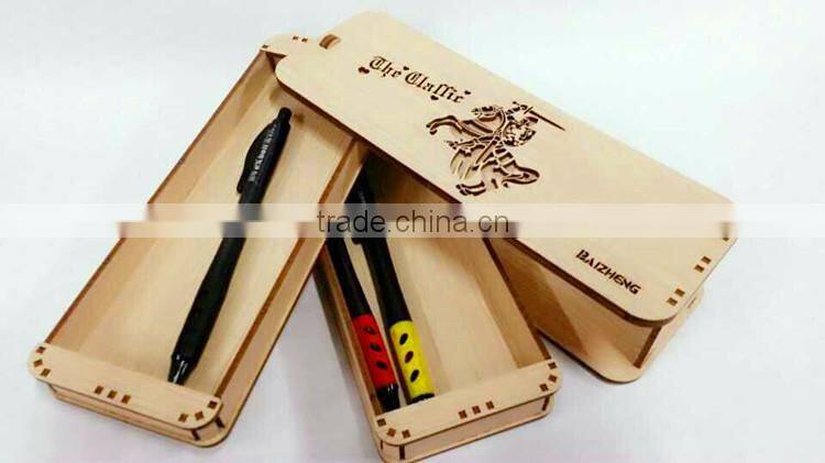 South Korea stationery wooden create pencil case