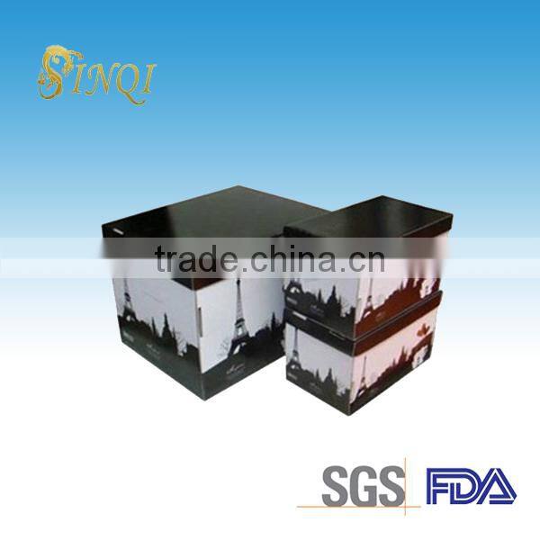 Square shaped Wedding dress packing boxes