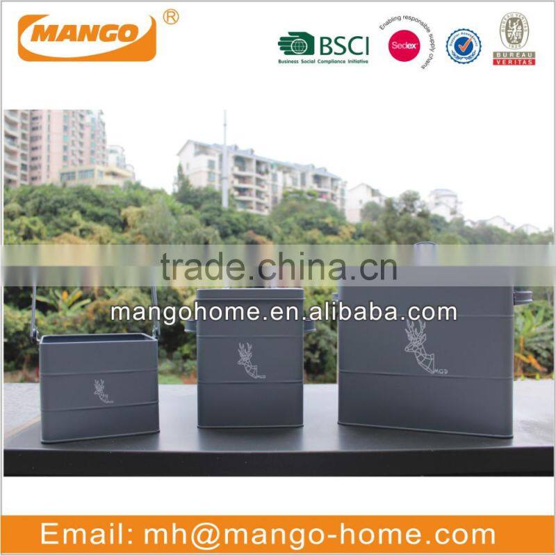 Blue Colored Metal toilet brush and holder