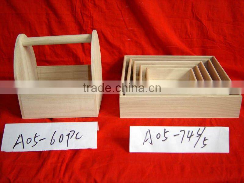 handmade small pretty poplar wooden food tray