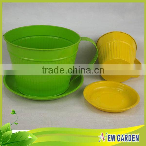 2015 Newgarden top grade waterpoof cup shape mini flower pot