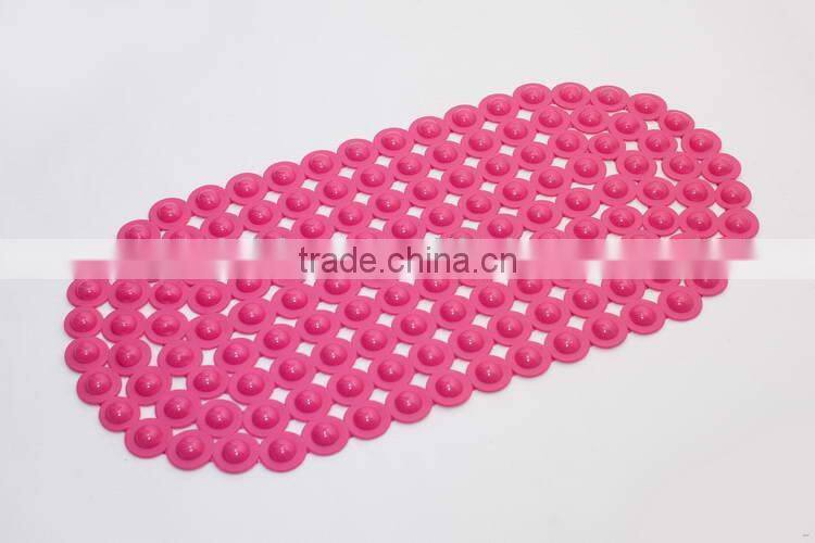 Non toxic leaf texture funny tub pvc kids plastic bath mats