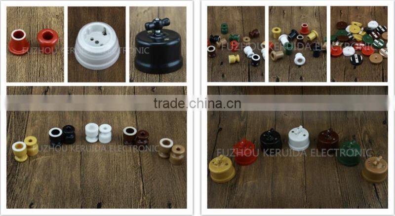 2-pole ceramic connection terminal block /porcelain connector