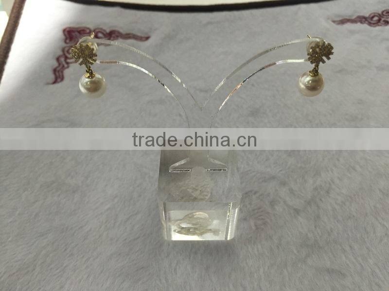 cheap 14k gold 8.5-9 mm white akoya pearl earrings