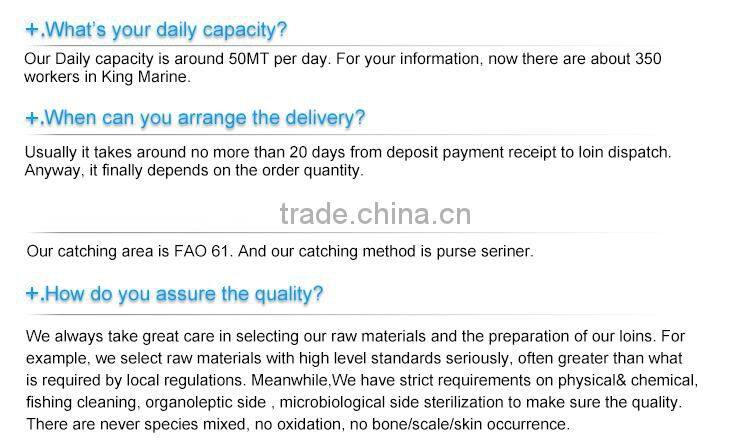 High Quality Kinds of Fish Meat lot number#kml4065