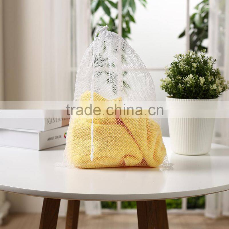Promotion custom made polyester waterproof drawstring bag