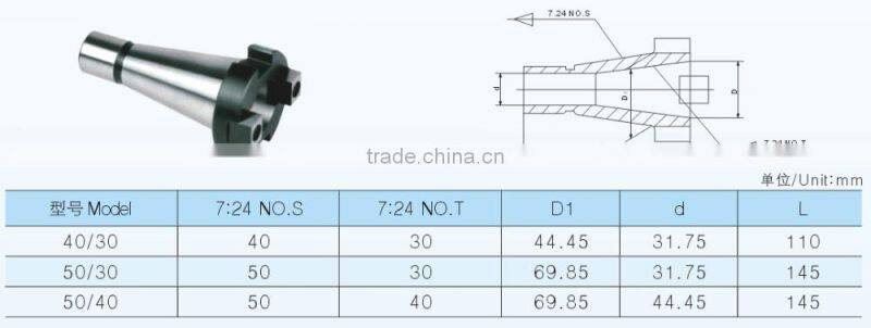 7:24 To 7:24 Adapter Sleeves DIN2080 Adapter Sleeves