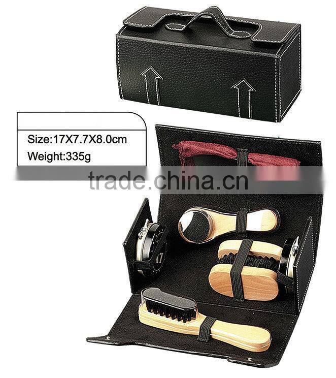 new style shoe polish/shoe shine kit with exquisite gift box packaging