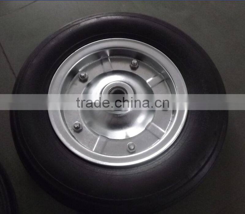 350-7 solid wheel with 6204zz bearing