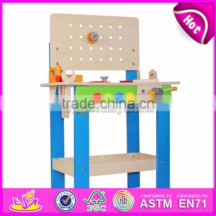 Best sale educational toys wooden kids tool bench W03D042