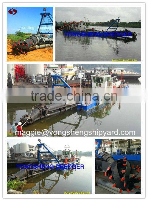 18 inch hydraulic cutter suction dredger with 1200kw