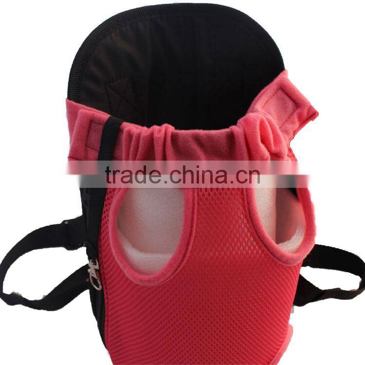 Various material pet carrier chest bag backpack
