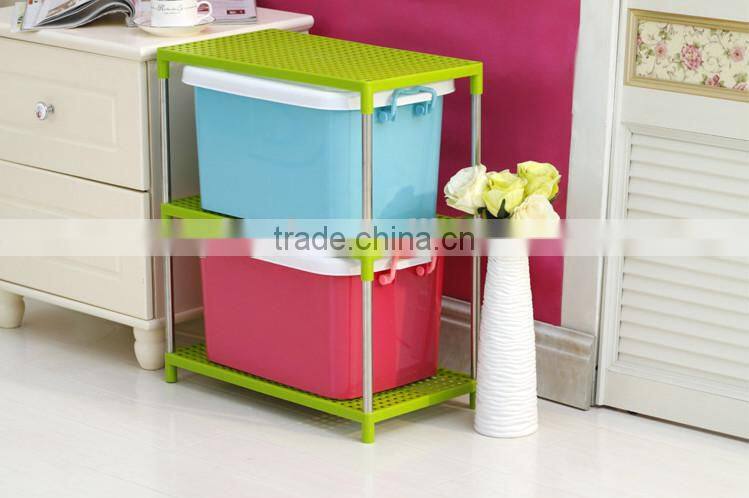 2015 wholesale heavy duty plastic storage box with lids and handle/heavy duty plastic storage box/plastic box