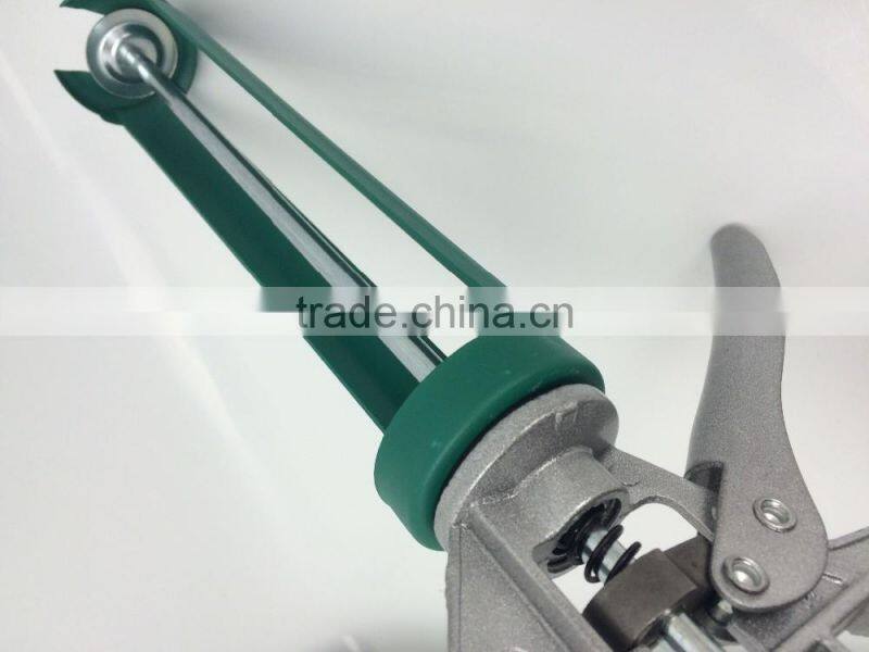 New design heavy duty revolving caulking gun, carbon steel glass gun
