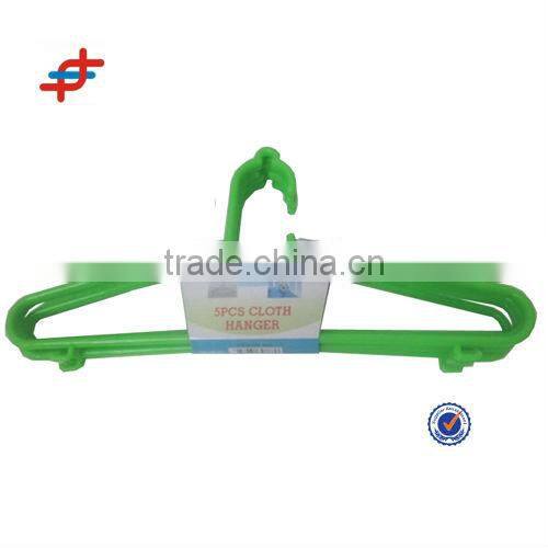 Plastic clothes hangers, thick, 5PCS
