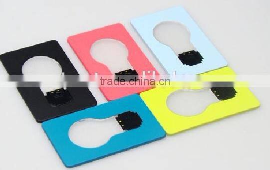Mini Pocket LED Bulb Card Light Outdoor Camping Night Lamp Purse Light