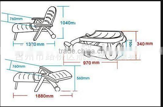 Leisure outdoor furniture plastic folding beach chair