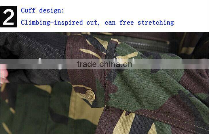 High quality camouflage training uniform, army combat uniform