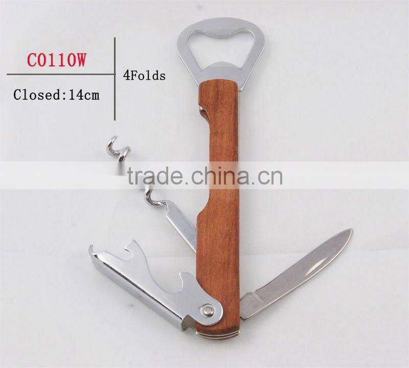 cheap bottle opener can opener wine opener metal bottle opener beer promotion cork remover(C0110W)
