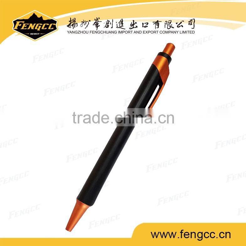 High quality customized logo hotel sign ball point pen in black color