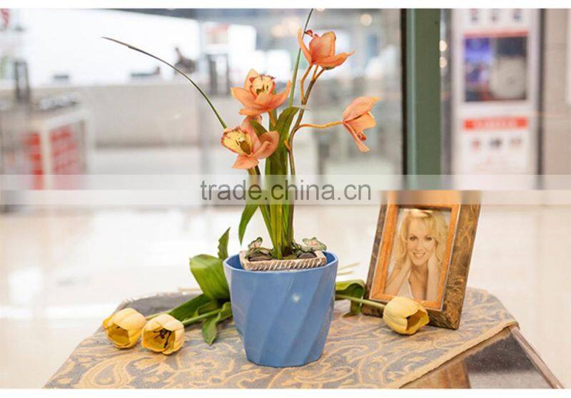 garden round thread flower pot