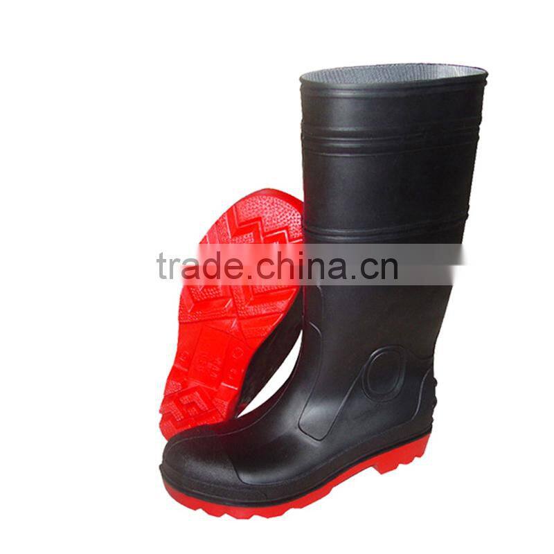 white pvc safety boots men gumboots wholesale