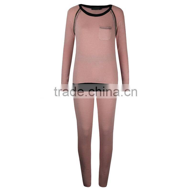 Diamante Sweatshirt Jogging Womens Tracksuit