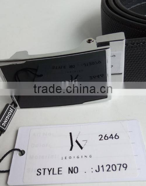 J12079 Auto-lock Buckle Belt Fashion Man's Dress Belt Business Style Belt