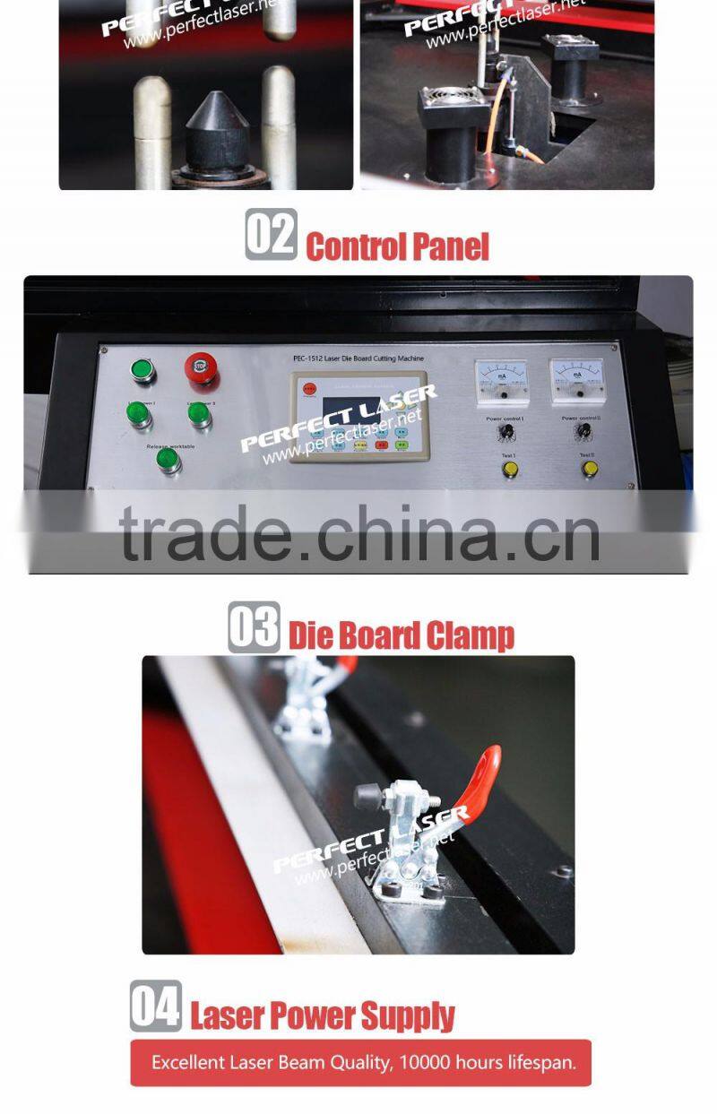 18mm Plywood Laser Die Board Cutting Machine 300w 400w to Make Plywood / Carton / Wood Package