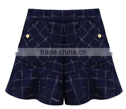 OEM/ODM fashion design manufacturing check modern casual short pants