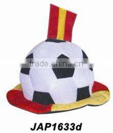 Europe football championship horn with football hat