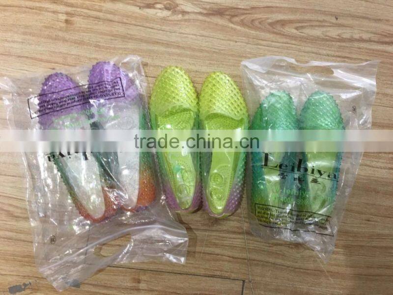 GZYsummer hotsale stocklot crystal women slipper