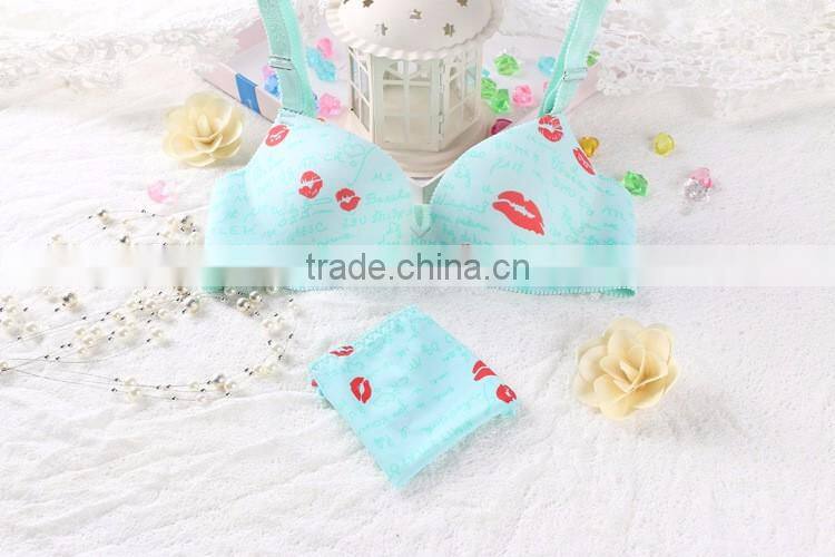 Lovely and panties sexy beautiful ladies sets jockey seamlees bra