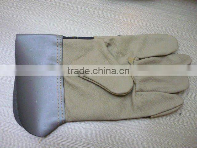 insulation cow leather working gloves