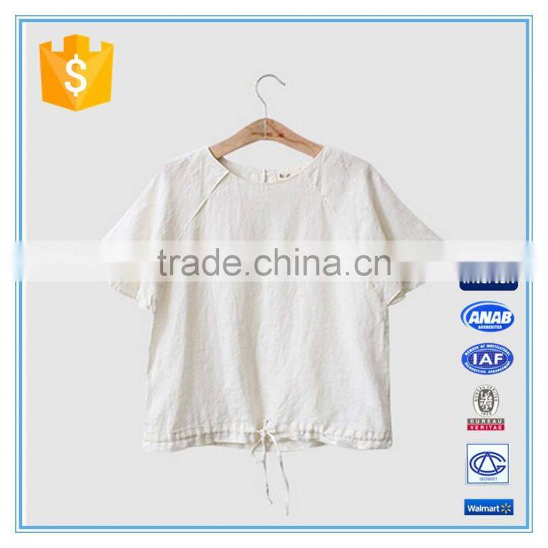 New design custom t shirt Sweatshirts office lady shirt with high quality
