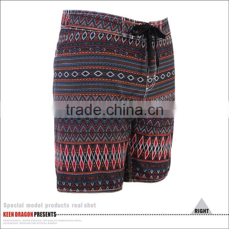 GEOMETRIC SHAPES SUBLIMATION PRINTED MENS SHORTS CUSTOM DESIGN