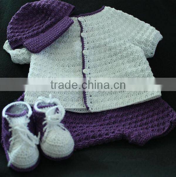 Infant Clothes New Design Hand Made Crochet Sweater 2015