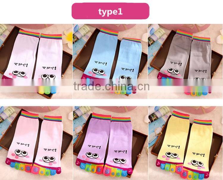 New Breathable Ankle Socks Women Socks Cotton Sports Five Finger Socks Casual Toe Sock make your own socks
