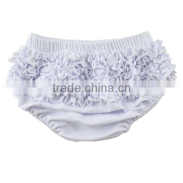 2017 wholesale cute kids clothing girl baby underwear ruffle diaper covers ruffle shorts