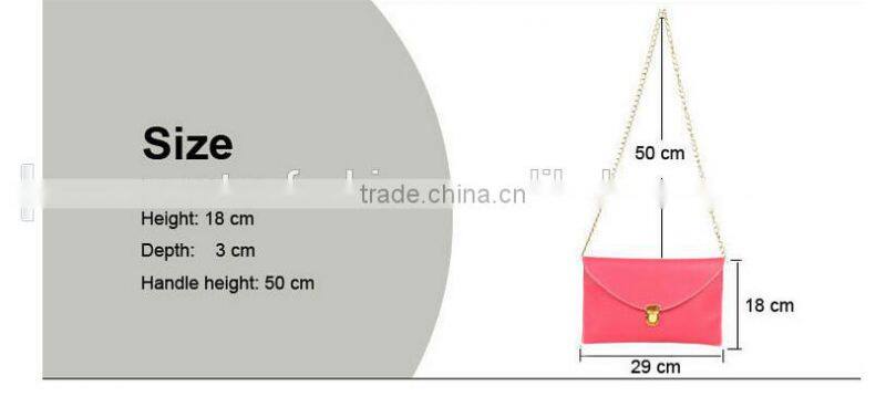 New Arrival Clutch Purse Envelop With Golden Chain