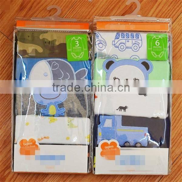 5 Piece 100% Cotton Baby Boys Romper bodysuit coverall