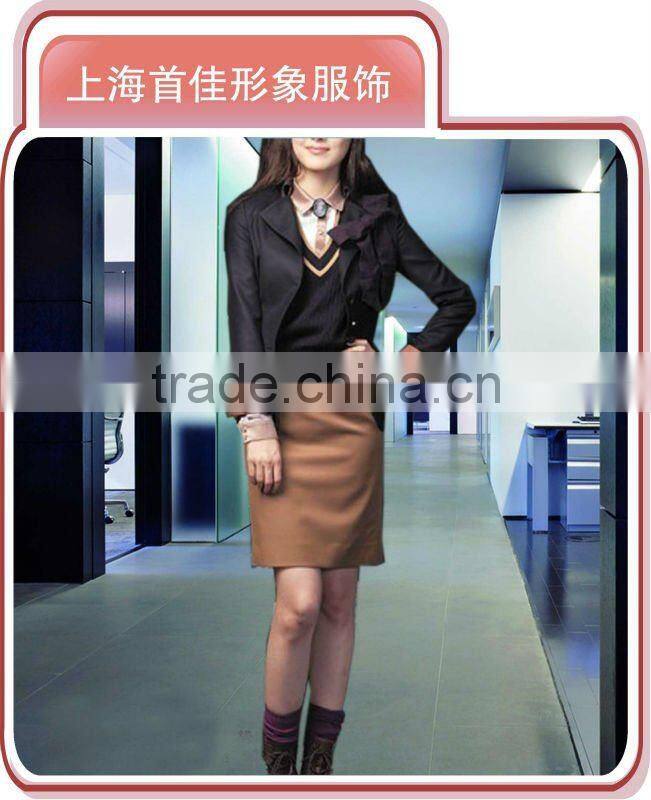 elegant woman business office uniform 2014