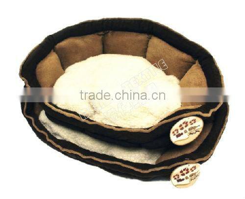Round Sheep Skin Velvet pet bed