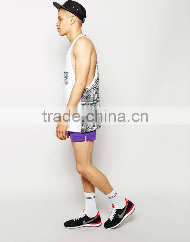 cheap CUSTOM MEN'S cotton spandex Jersey Shorts/pants in SUPER Short Length hot shorts