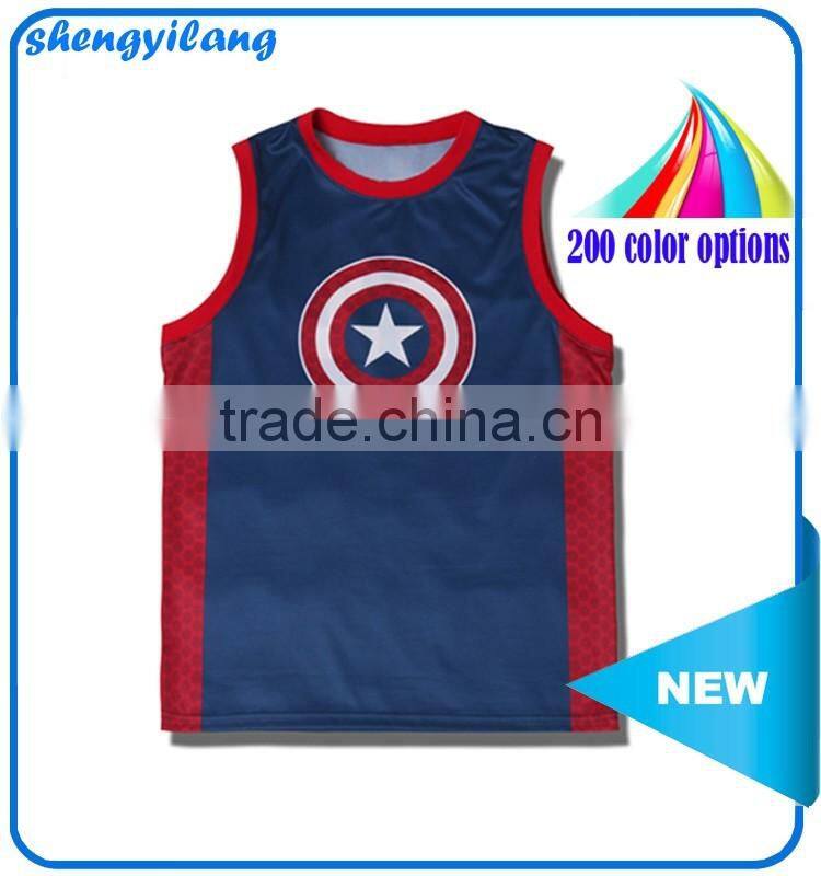 Custom 3D Digital Full Printed Dri-fit sleeveless t shirt T13353